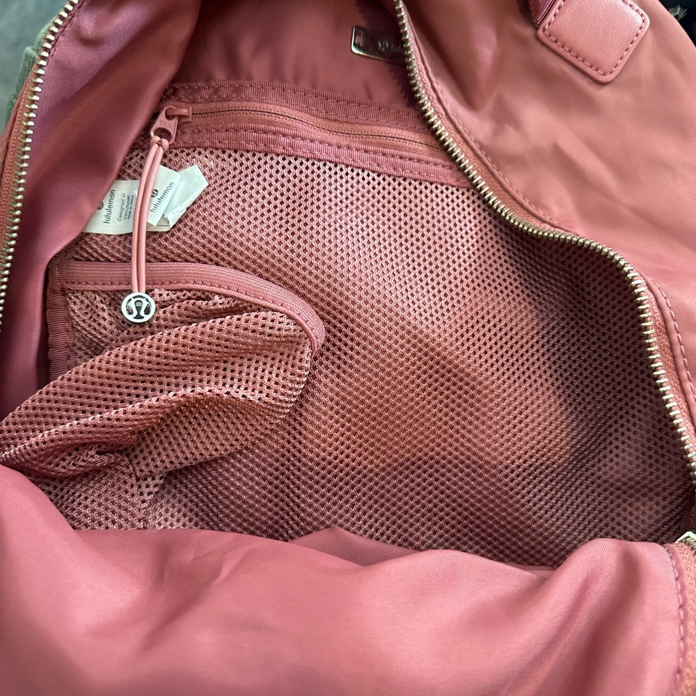 Lululemon small rose pink backpack